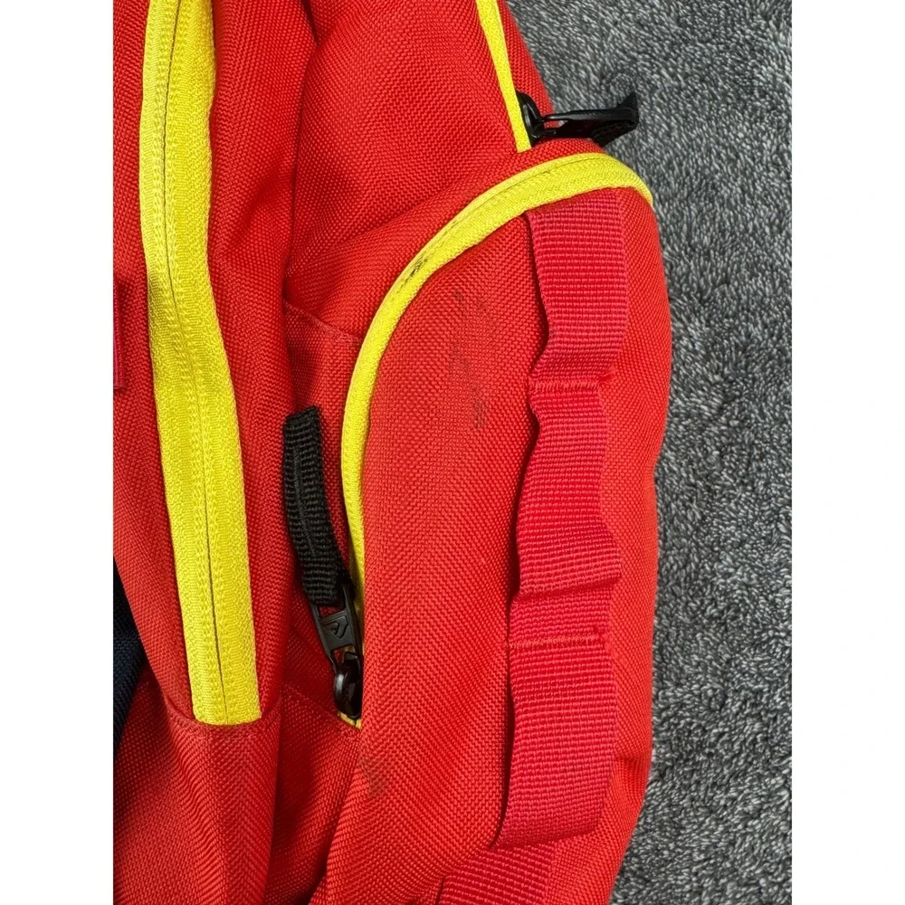 Quiksilver Newport Beach Junior Lifeguard Surf Beach School Backpack Red‎ Yellow